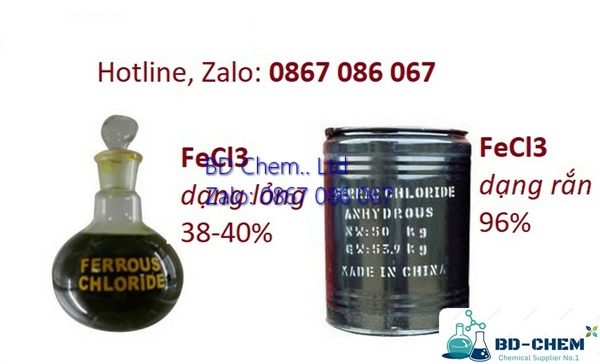 FeCl3 - Hóa Chất Bình Dương - Công Ty TNHH Bình Dương Chem